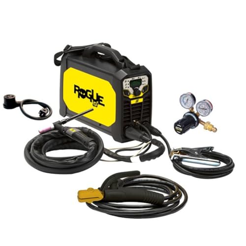 ESAB 0700500073 ROGUE ET 200IP PRO TIG und Stick Schweißsystem, Hochfrequenzstart, IP23S designt, kompakt, leicht,...