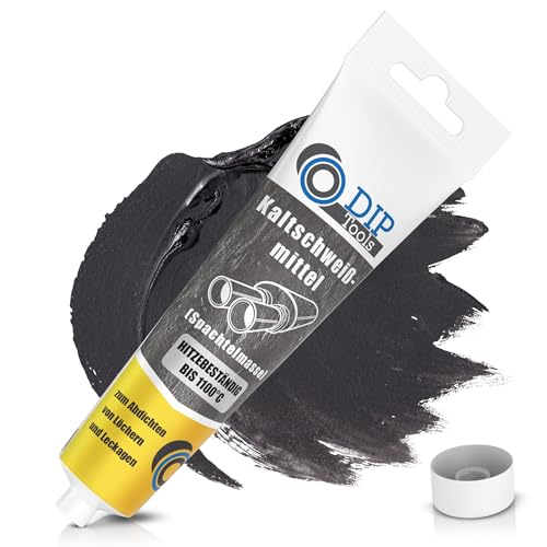 DIP Tools Kaltschweißmittel 150g, korrosionsbeständig & hitzebeständig bis 1100°C, Paste Reparaturpaste...