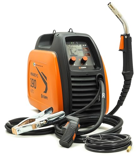 Kemppi MinarcMIG 190 Auto – Inverter Schweißgerät MIG MAG Schweißgerät Schutzgas: Tragbar & Präzise für Mobile...