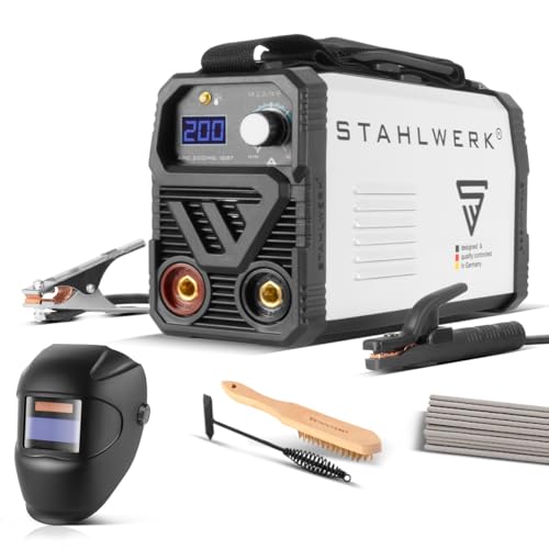 STAHLWERK Elektroden-Schweißgerät ARC 200 MD – Vollausstattung – flexibel einsetzbar ohne Gas, kompakt, leicht,...