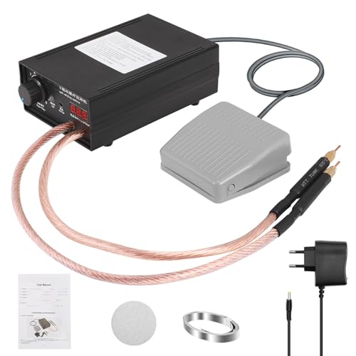 Neulriscn Punktschweißgerät, verstellbar, für Batterien 8000 W, Punktschweißgerät, tragbar, 0,1 – 0,3 mm, mit...