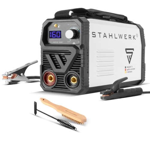 STAHLWERK Schweißgerät ARC 160 MD Inverter - kompakt & leicht, MMA, E-Hand, Lift-TIG Inverter 160 A, IGBT...