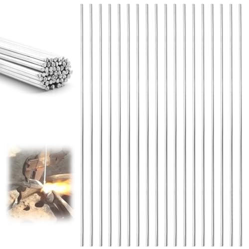 KtbeYTi 50 Stück Aluminium Schweißstäbe 2 mm * 300 mm Niedrigtemperatur Aluminium Schweißdraht für Stahlwerk