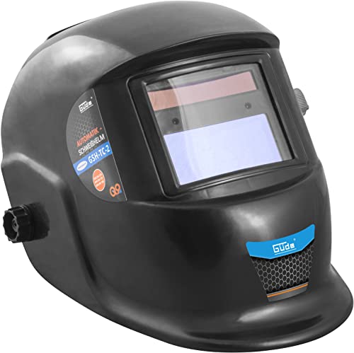 Güde 16921 Automatischer Schweißhelm GSH-TC-2 (Auto-Abdunklungssfilter 100x48mm, stufenlos einstellbare...