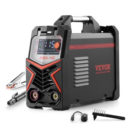 VEVOR WIG-Schweißgerät, 4-in-1-Schweißer (großes LED-Display) – DC-Puls-WIG/DC-Puls-MMA/Lift-WIG/MMA (Stick),...