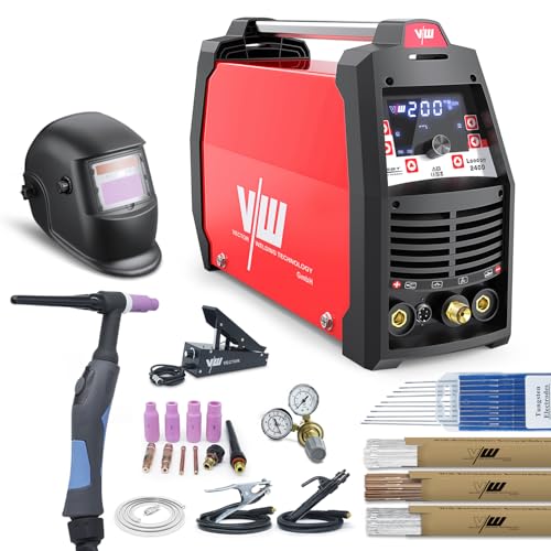VECTOR WELDING WIG Schweißgerät AC DC 200 A - London 2400D, Elektrodenschweißfunktion - Aluminium schweißen -...