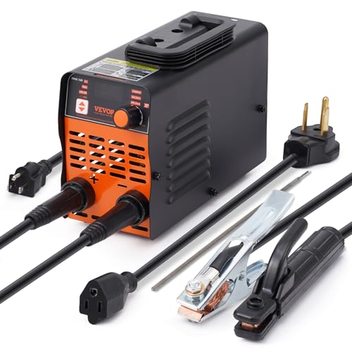VEVOR 220 V Stabschweißgerät, 100 A ARC/Lift WIG-Schweißgerät mit großem LED-Display, tragbares...