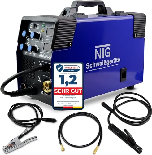 Inverter Schweißgerät | Multifunktiongerät | MIG-200 | MAG | Schutzgas | Fülldraht ohne Gas | Elektroden | E-Hand |...