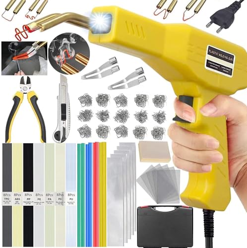 220W Kunststoff Schweißgerät 2-in-1 Auto Kunststoff Reparatur Set mit 800PCS Schweißnagel&64Stk 8 Typen...